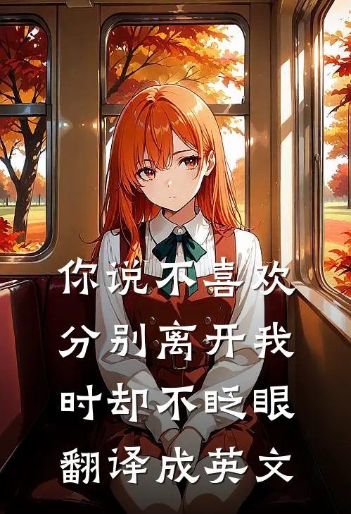 你说不喜欢分别离开我时却不眨眼翻译成英文